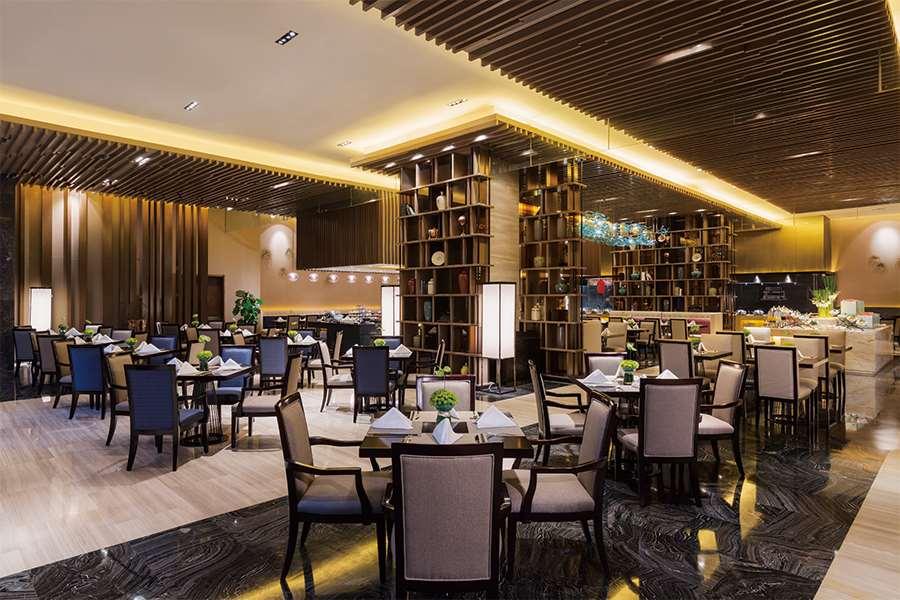 Отель Wanda Realm Bengbu Ресторан фото